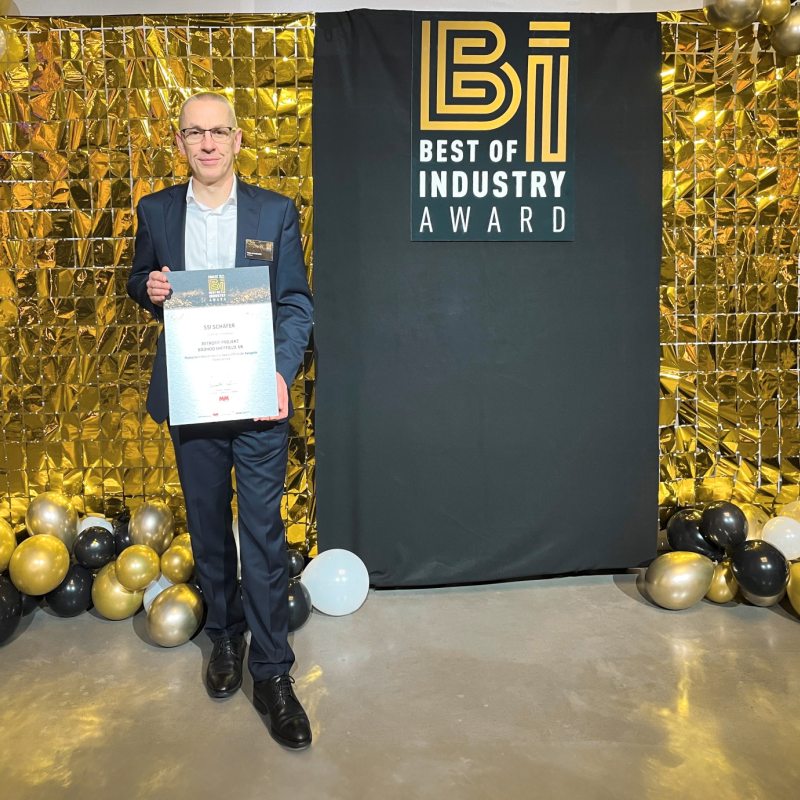 Auszeichnung bei Best of Industry Award für SSI Schäfer